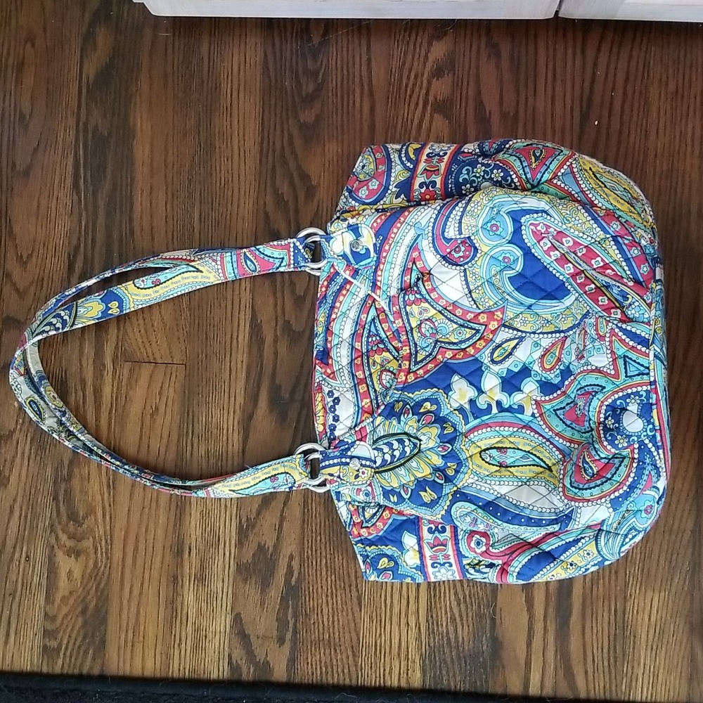 Vera Bradley Marina Paisley quilted tote